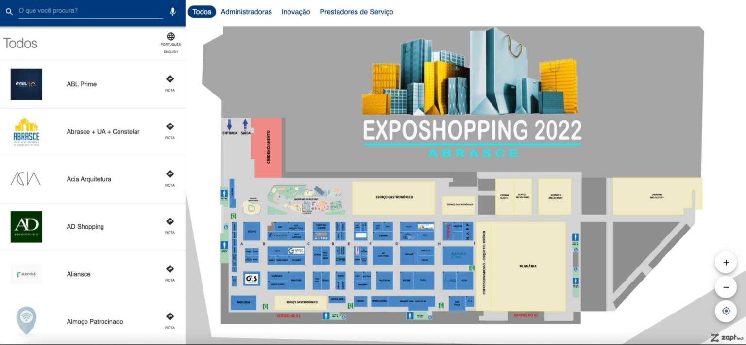 Mapas Digitais: ABRASCE a Nova Experiência em Shoppings - Zapt Tech