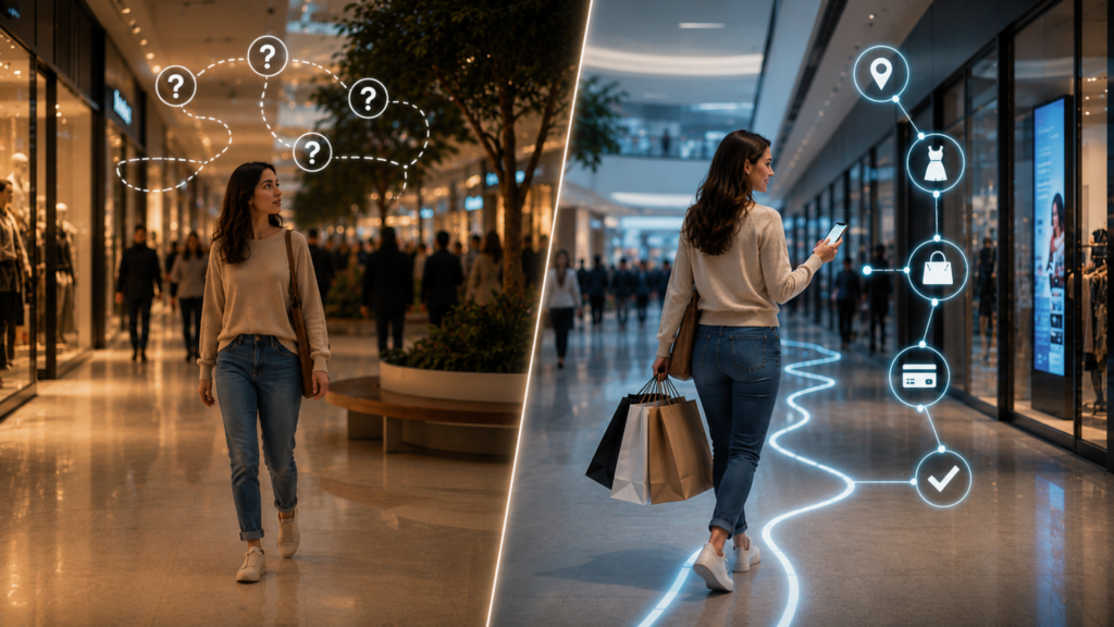 Shopper journey em 2026: menos visita por impulso, mais visita com intenção