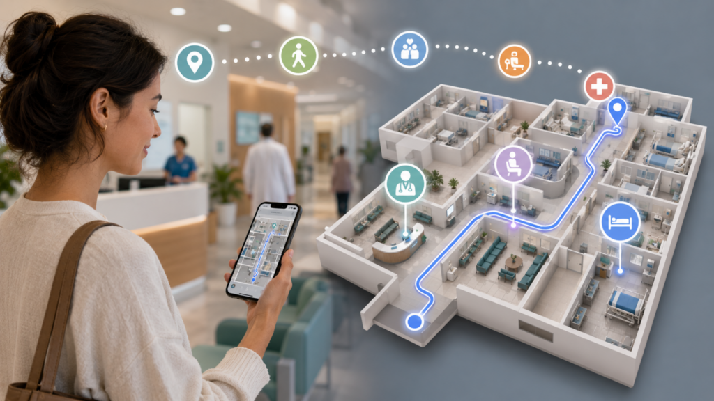 Mapa digital para hospital: como reduzir fricções e melhorar a jornada do paciente